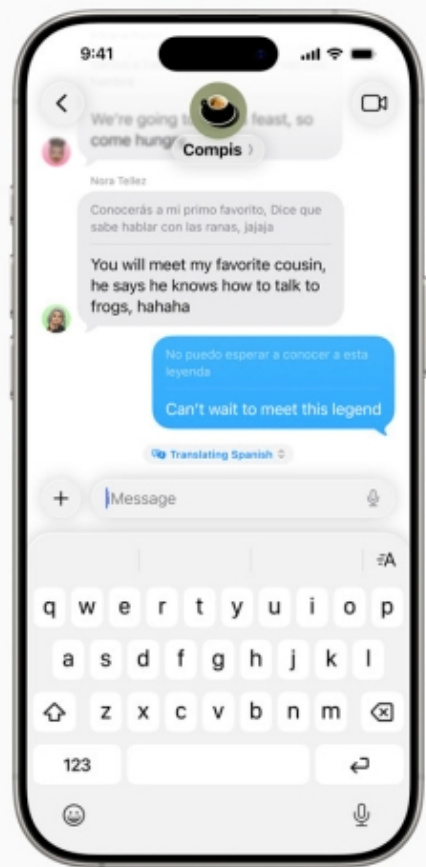 Apple Intelligence 实时翻译